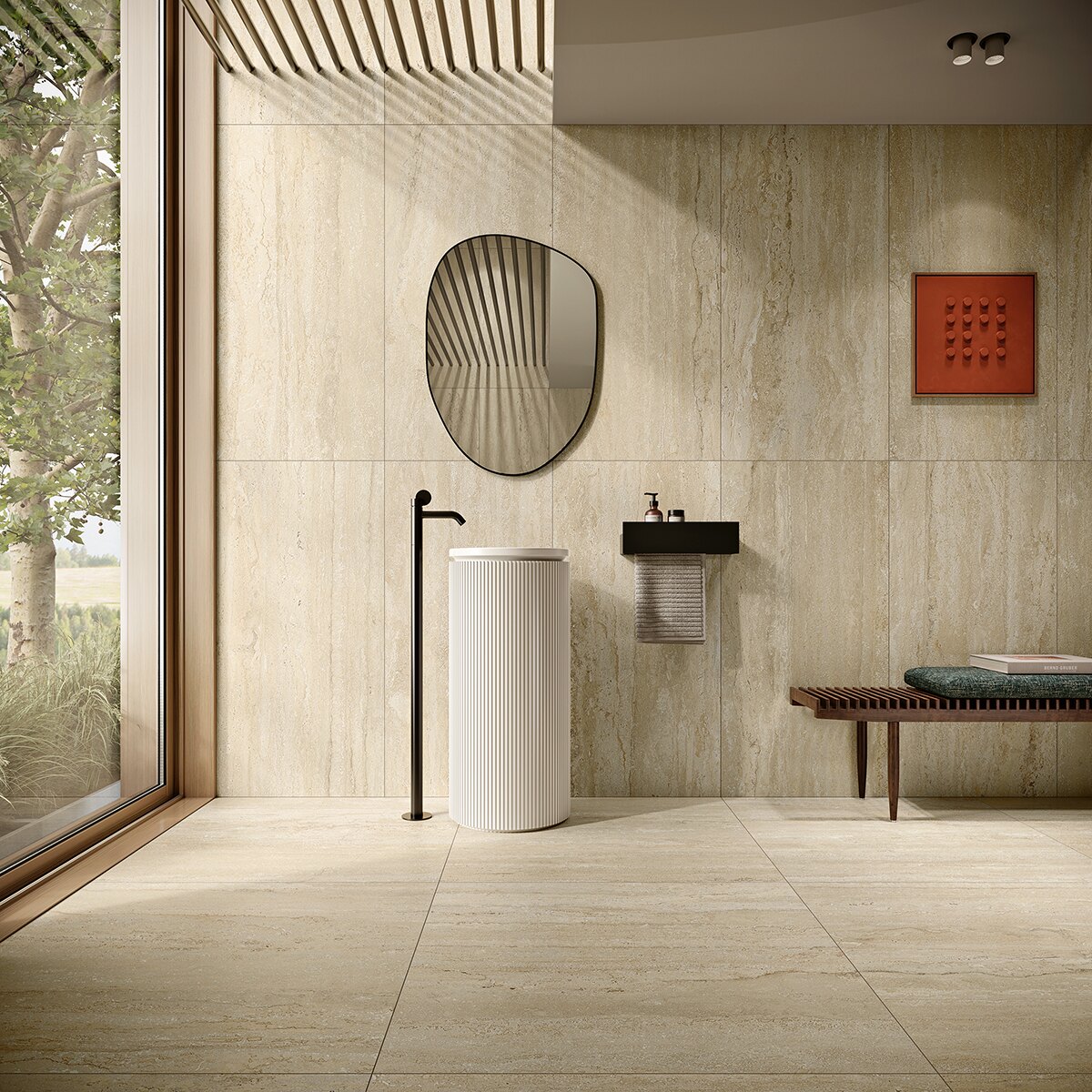 Collection Travertino Classic par Revigrés