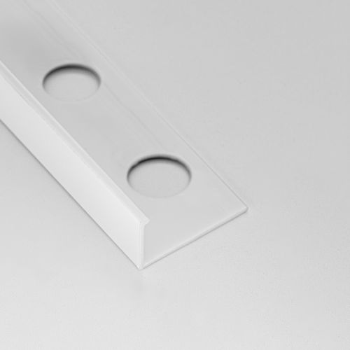 Profilé en L blanc en PVC Alumacer